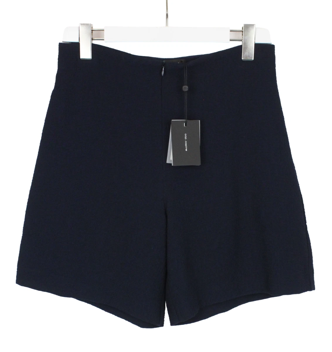 COP COPINE Doku Shorts Women s EU 38 High Waisted Stretch Textured eBay