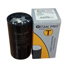 Titan Pro TMJ47 Motor Start Capacitor 47-56 MFD UF / 110-125 VAC