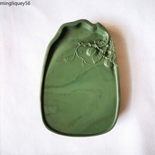 6" China Huizhou Ink Natural Original Stone Hand-carved Pumpkin Inkstone Inkslab