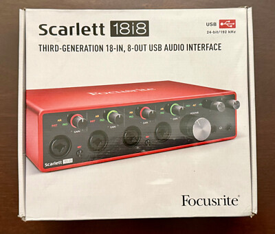 Sakai様 FOCUSRITE Scarlett 18i8 (gen. 3) Scarlett 18i8 [3rd Gen] | Focusrite