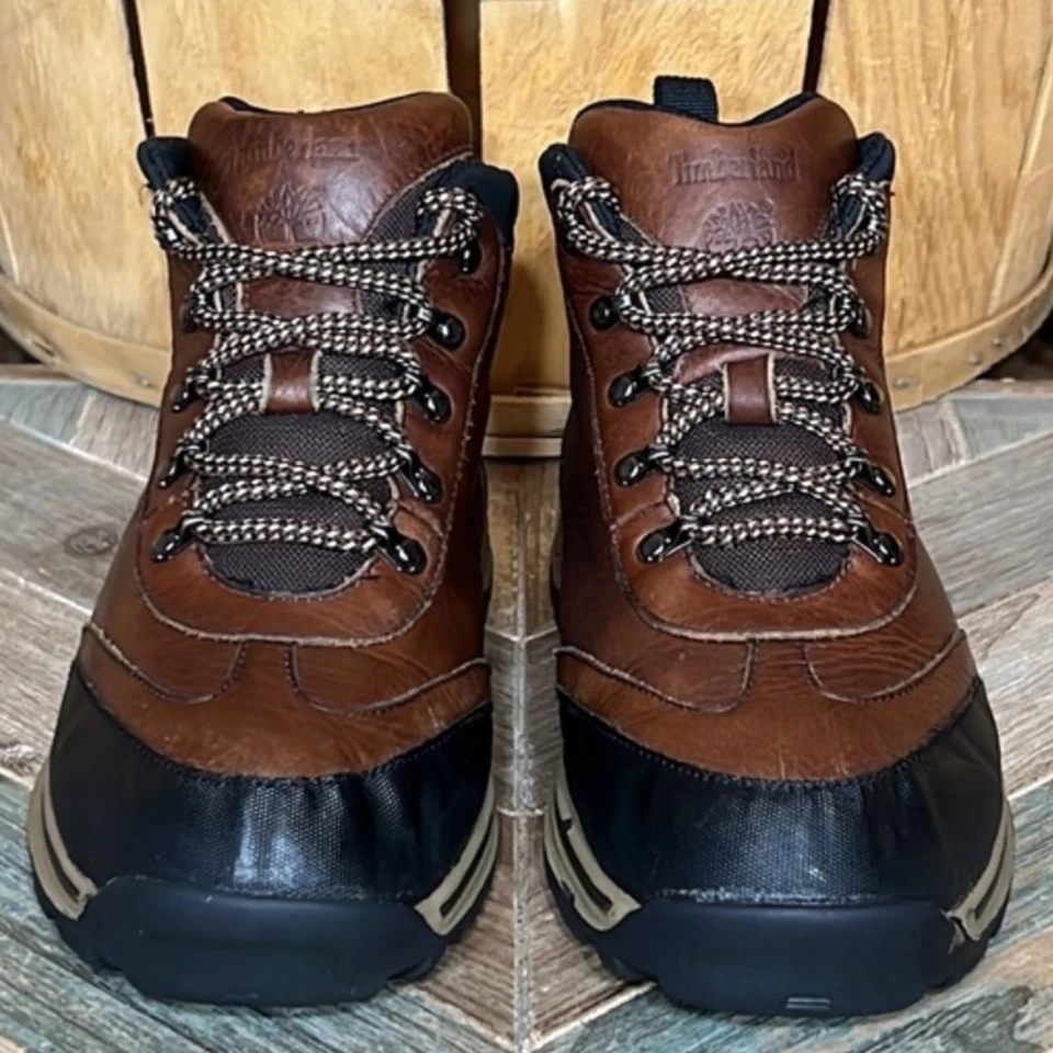 Timberland Backroads Botas de Senderismo Impermeables de Cuero Marrón con Cordones para Mujer Talla 7 Foto 4 de 4