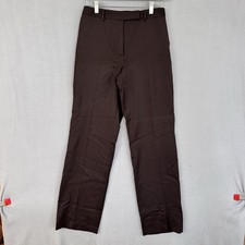 Brooks Brothers Pleated Trousers Women's Career Pants Wool Brown Size 4