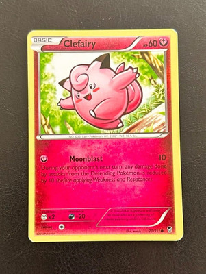 Clefairy 70/111 XY - Furious Fists Regular Pokémon TCG Card