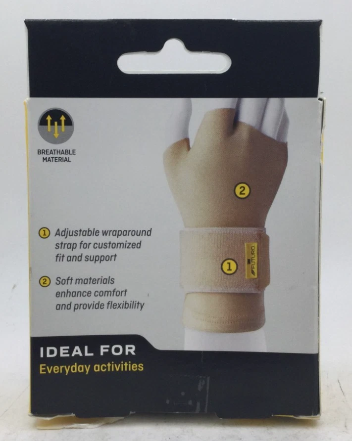 FUTURO Hand and Wrist Compression Glove Small/Medium, Beige - Image 2 of 2