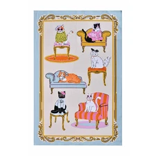 Ulster Weavers Cool Kitty Cats Whimsical 100% Cotton Tea Towel 29" x 18"
