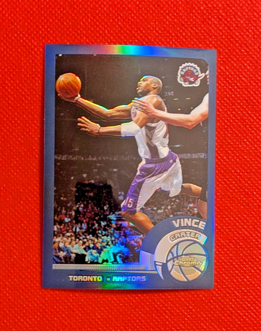 2002-03 Topps Chrome VINCE CARTER #30 Refractor - Toronto Raptors