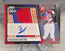 Eduardo Beltre 2022 Elite Extra Edition Jersey Autograph Minnesota Twins