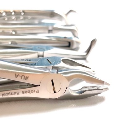 Atraumatic Dental Extraction Forceps Deep Griping Beak Tooth Extracting Set Of 8