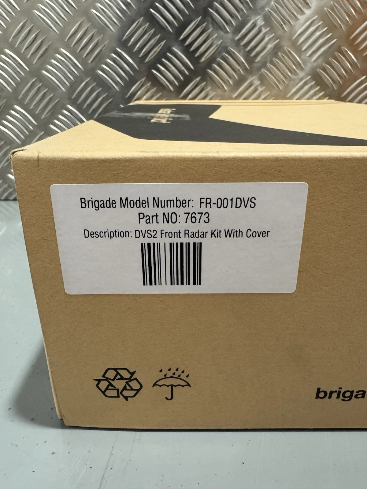 Brigade DVS2 Front Radar Kit With Cover FR-001DVS 7673 Brand New 3