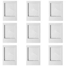 Mini Picture Frames Set of 9 for 3 Inch Photos Colorful and Space Efficient