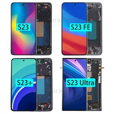 For Samsung Galaxy S23 Ultra/Plus/FE OLED/LCD Touch Screen Replacement Part Lot