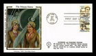 Dr Jim Stamps FDC 31c Air Mail Wright Brothers 2v Pair Colorano Silk Cachet