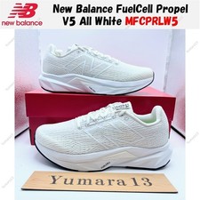 New Balance FuelCell Propel V5 All White MFCPRLW5 Men's Size