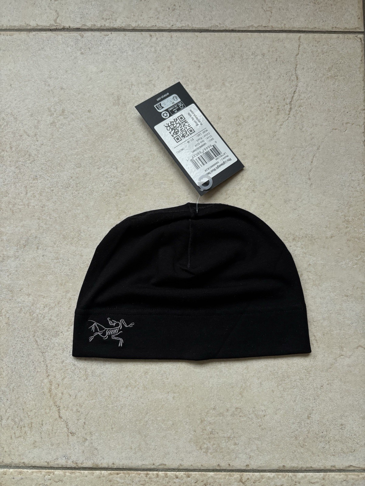 Arc'teryx Leaf Cold WX Black Wool Beanie