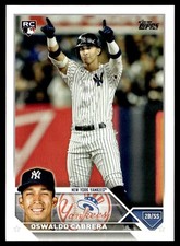 2023 Topps Oswaldo Cabrera Rookie New York Yankees #487