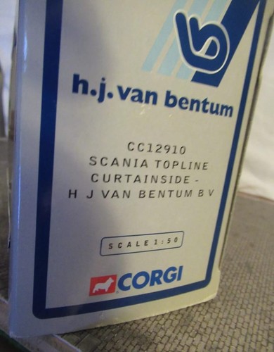 Corgi CC 12910 , Scania Topline H.J.van Bentum - scale 1:50 - Picture 3 of 8