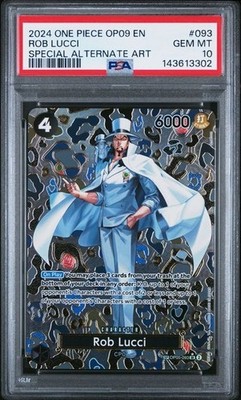 Rob Lucci 093 SP Alternate Art One Piece PSA 10 OP09 Emperors In