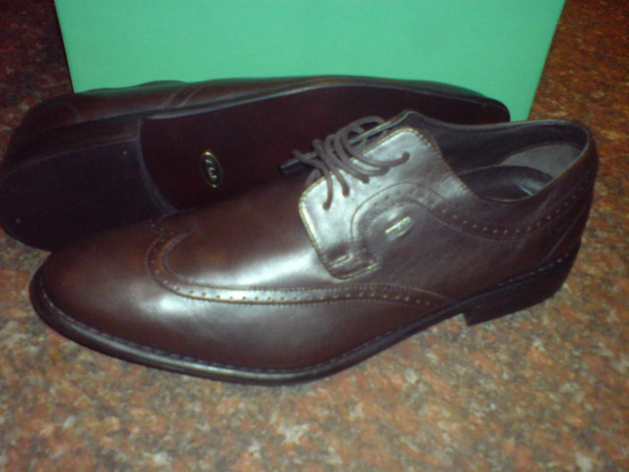 Clarks Uomo Gtx Formal Active Air Nero Brogue Impermeabile * UK 8 True 8 5 G