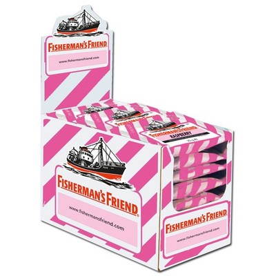 (37,05 /1kg) Fishermans Friend Raspberry ohne Zucker, Pastillen, 24 Beutel