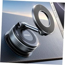  Magsafe Suction Cup Phone Mount, Vacuum Magnetic Phone Holder for Dark Blue