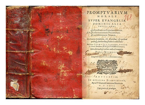 STAPLETON, THOMAS (1535-1598) Promptuarium morale super euangelia ...