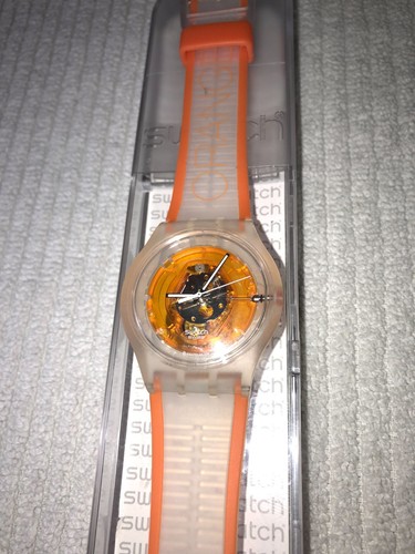 Vintage SWATCH "ORANGE CRUSH JELLY" Jelly Fish Series watch