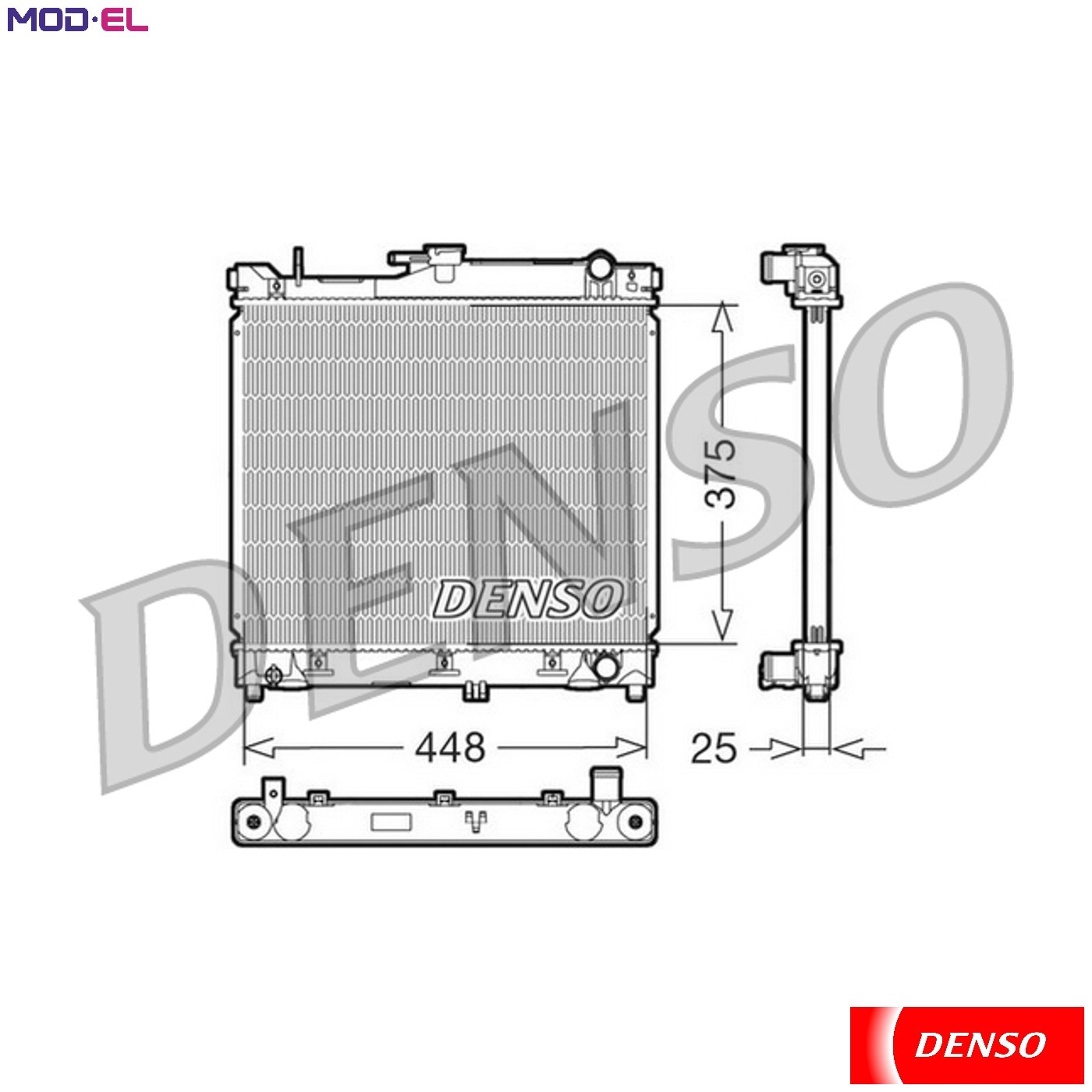 ✅Fits DENSO DRM47014 Engine radiator DRM47014 Engine radiator (manua ⭐UK Seller⭐ - Image 5