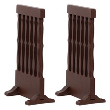2 Pcs Toy Screen Decor Wood Room Divider Panel Japanese for Bedroom
