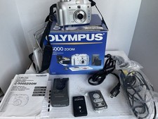 Silver Olympus Camedia C-5000 5.0MP 3x Optical LCD Digital Camera w/ Charger