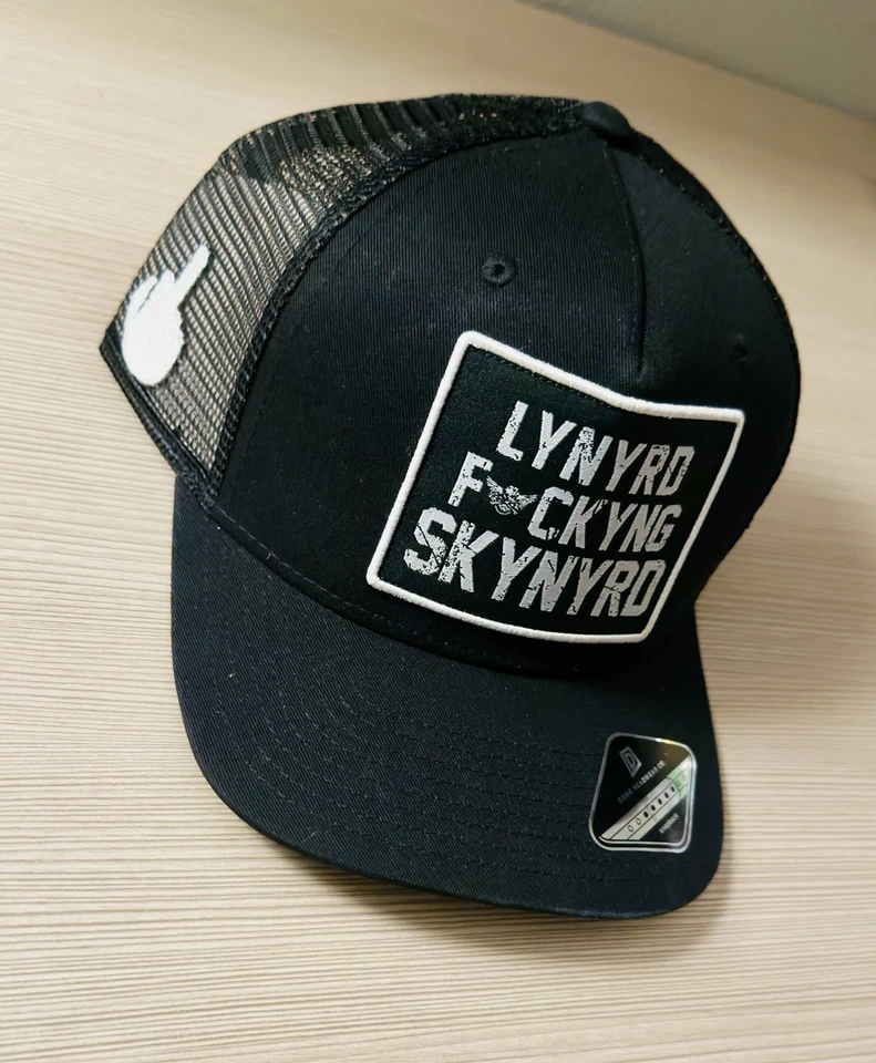 Lynyrd Skynyrd F*cking Black Mesh Hat Snapback - Image 3 of 4