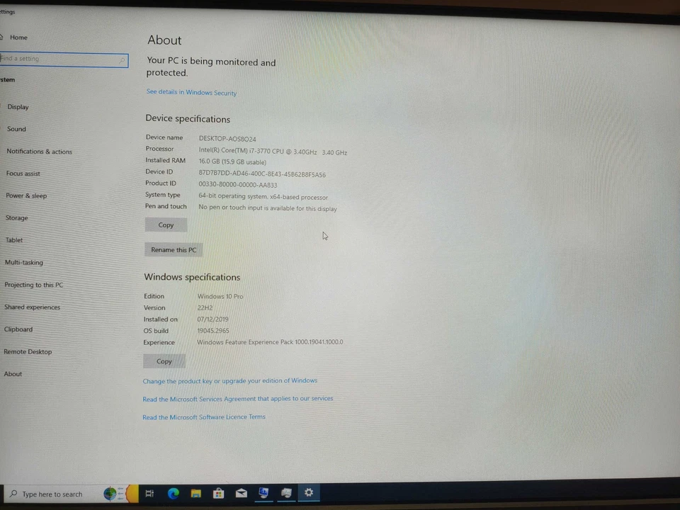 Dell OptiPlex 7010 i7 3rd Gen PC Desktop | 16GB RAM | 256GB SSD | Windows 10 Pro - Image 4 of 4