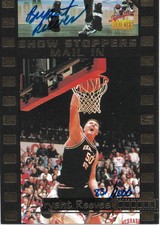 1995 Signature Rookies Bryant Reeves Show Stoppers Mail-In Promo 2 RC Auto /1000