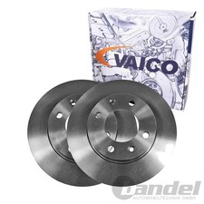 2x VAICO 247mm BREMSSCHEIBEN HINTEN passend für CITROËN BERLINGO C2 C3 C4 XSARA 