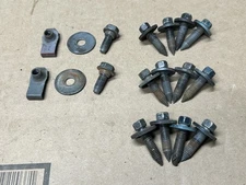 80-96 Ford F-150 F-250 F-350 BRONCO - Hood Spring + Hinge BOLTS - 14 pc