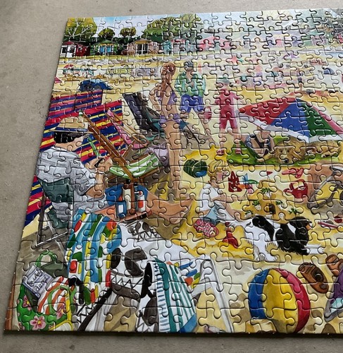 Gibsons Jigsaw Puzzles 4 x 500 Piece - A Dog's Life -Winter Autumn Spring Summer - Picture 16 of 19
