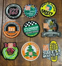 !!  NEW  !!  The Home Depot Safety Patch Lot