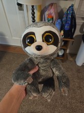 Ty Silk Beanie Boo Baby Dangler the Sloth 6" Stuffed Animal Toy, no ear tags 