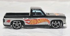 Hot Wheels '83 Silverado Race Team Walmart exclusive Black Loose