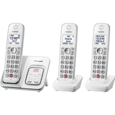 Panasonic KX-TGD833W Cordless Landline Phone System