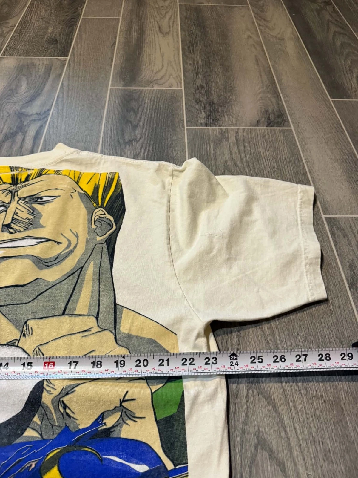 Vintage Rush Chun-Li Guile AOP Street Fighter Art size Large capcom - product detail image 5