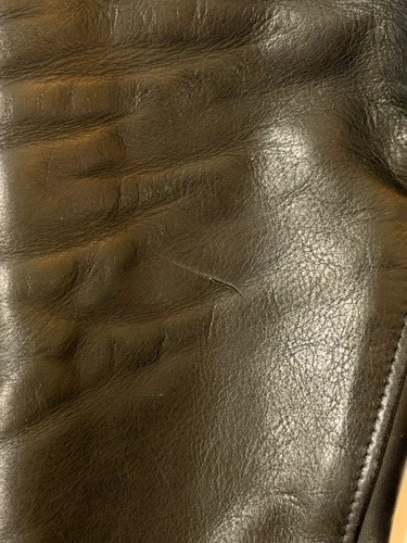 Schott Perfecto 618 Leather Motorcycle Jacket Men Size 42 Black Steerhide MIUSA image 13