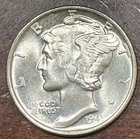 1941 MERCURY DIME CHOICE UNC