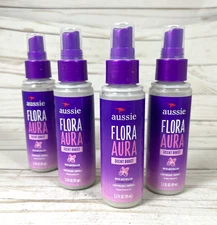 Aussie FLORA AURA Hair Scent Boost w/ Australian Jasmine Flower 3.2oz (4 Pack)