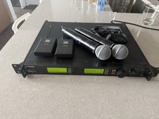 Shure UR4D Dual Wireless System H4 518–578 MHz, 2x UR2 SM58 + 2x UR1 + 2x MX150B