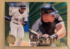 1995 Fleer Ultra RISING STAR GOLD MEDALLION #9 Frank Thomas RARE PARALLEL INSERT