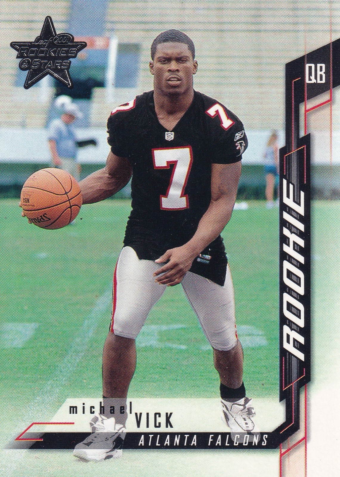 2001 Leaf Rookies & Stars MICHAEL VICK RC Rookie #115 Atlanta Falcons