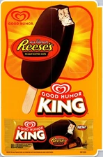 Vintage Good Humor Pricing Sticker 5"x7" Reese's King Ice Cream Bar STICKER