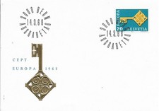 SWITZERLAND. FDC. EUROPA 1968