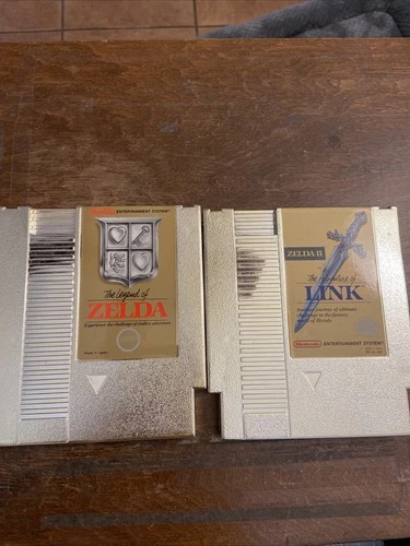 Legend Of Zelda 1 & II NES Nintendo