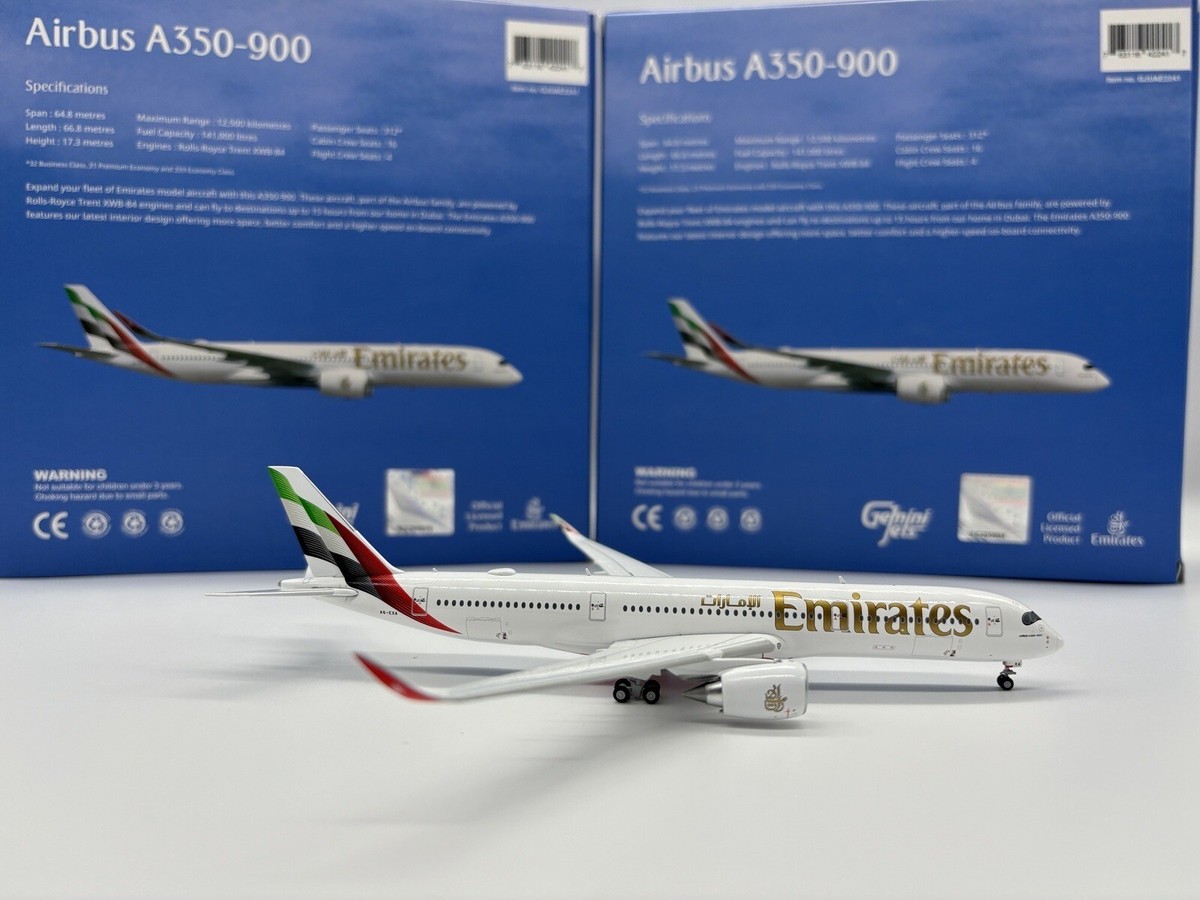 Emirates A350-900 Reg:A6-EXA 1:400 Scale GeminiJets